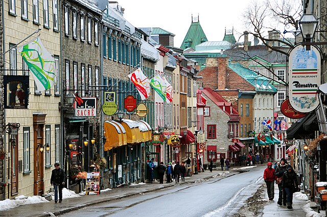 Image: Quebec City Rue St Louis 2010