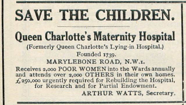 An appeal for funding made in 1931