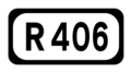 File:R406 Regional Route Shield Ireland.png