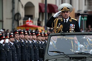 English: Victory Day parade marking 67th anniversary of victory in Great Patriotic War held in Vladivostok Русский: Военный парад, посвященный 67-летию Победы в ВОВ во Владивостоке