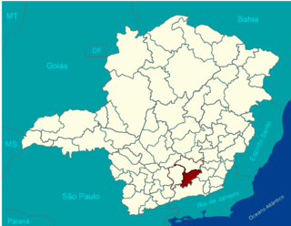 <span class="mw-page-title-main">Immediate Geographic Region of Barbacena</span> Immediate geographic region in the Intermediate Geographic Region of Barbacena