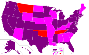 Requirements for altering birth certificate sex in the US.svg
