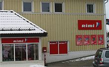RIMI store in Jar, using the new logotype Rimi Jar exterior.jpg