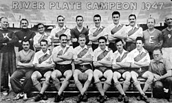 A full line-up of superstars River Plate gave European football