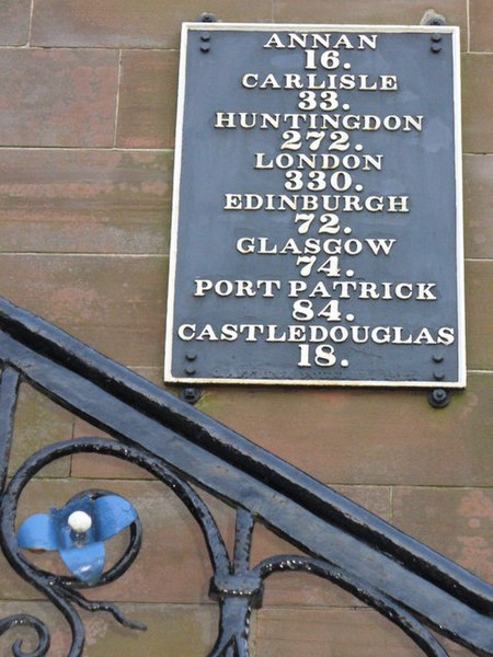 File:Road Sign on the Midsteeple - geograph.org.uk - 401566.jpg