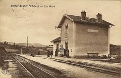 Rontalon, la gare