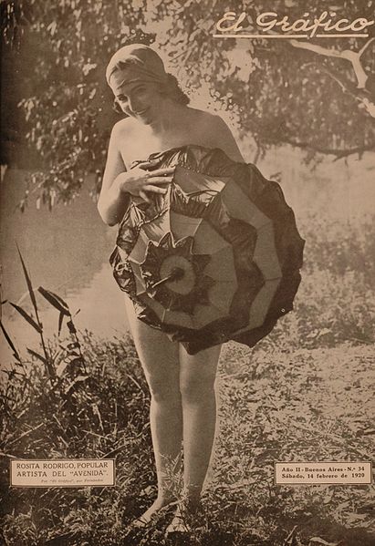 Rosita Rodrigo (El Gráfico, 1920)