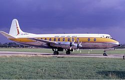 Vickers Viscount der Lao Air Lines vor Auslieferung