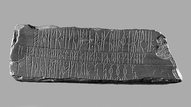 The Kingittorsuaq Runestone from Kingittorsuaq Island (Middle Ages)