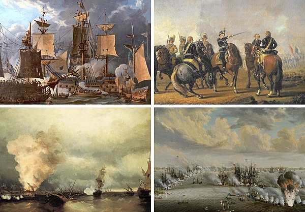 From left to right: Battle of Hogland Battle of Uttismalm Battle of Vyborg Bay Battle of Svensksund