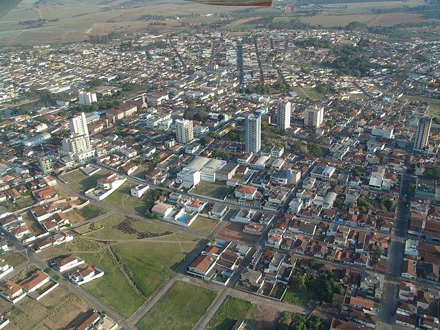 Vista aérea de São Sebastião do Paraíso