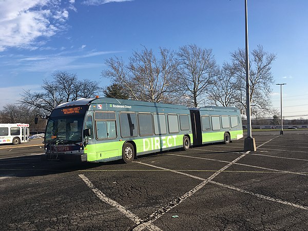 The Boulevard Direct, a limited-stop bus route that operates along a portion of Roosevelt Boulevard