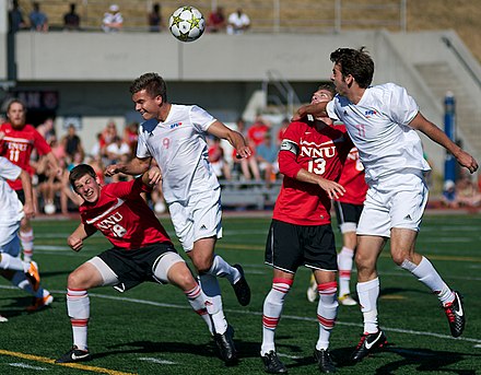 A men's soccer match between Canada's only NCAA school, Simon Fraser University, and Idaho's Northwest Nazarene University in 2012