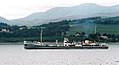 SS Shieldhall steams down the Firth of Clyde.