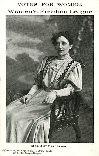 <span class="mw-page-title-main">Amy Sanderson</span> Scottish suffragette