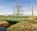 Brugje aan de voet van het voormalige eiland (in vluchthavenweg).