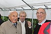 Od lewej do prawej: Ernst JM Helmreich, Franz Hofmann i Günter Schultz