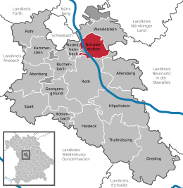 Schwanstetten - Localizazion