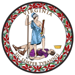 Beskrivelse av Seal of Virginia.svg-bildet.