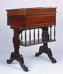 A typical Senate desk on the floor of the United States Senate Senatedesk.jpg