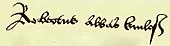 Robert Reid's signature