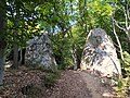 Menhir sul sentiero per il Monte Pietraborga