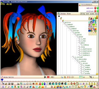 <span class="mw-page-title-main">Seamless3d</span> Open source 3D modeling software