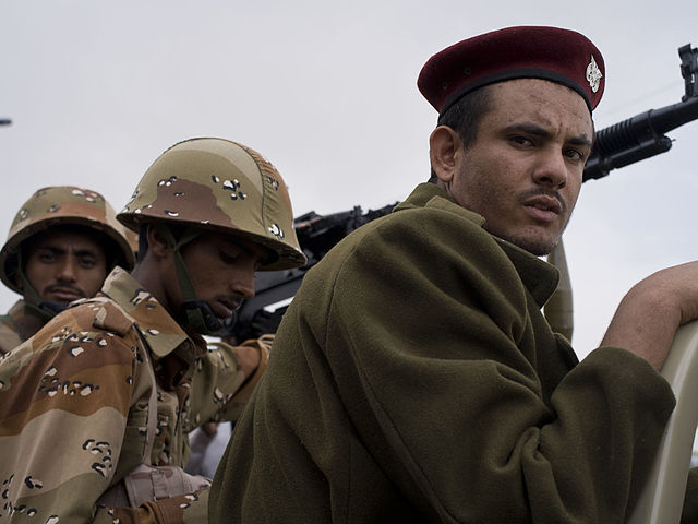 Yemeni soldiers, August 2011