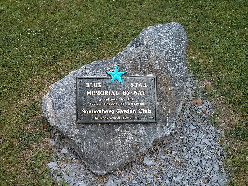 File:Sonnenberg Gardens Blue Star Memorial By-Way.jpeg