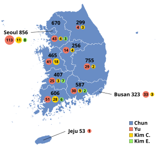 <span class="mw-page-title-main">1981 South Korean presidential election</span>