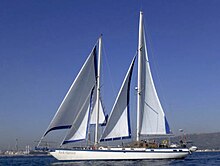 A 22-meter professionally built ferrocement staysail schooner Staysail schooner "Rich Harvest".jpg