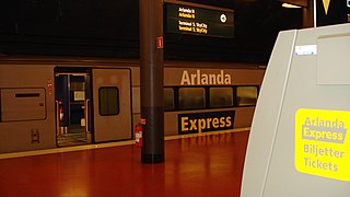 <span class="mw-page-title-main">Arlanda North Station</span> Railway station in Sweden