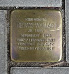 Stolperstein Hedwig Wallach, Düsseldorf, Kirchfeldstraße157.jpg