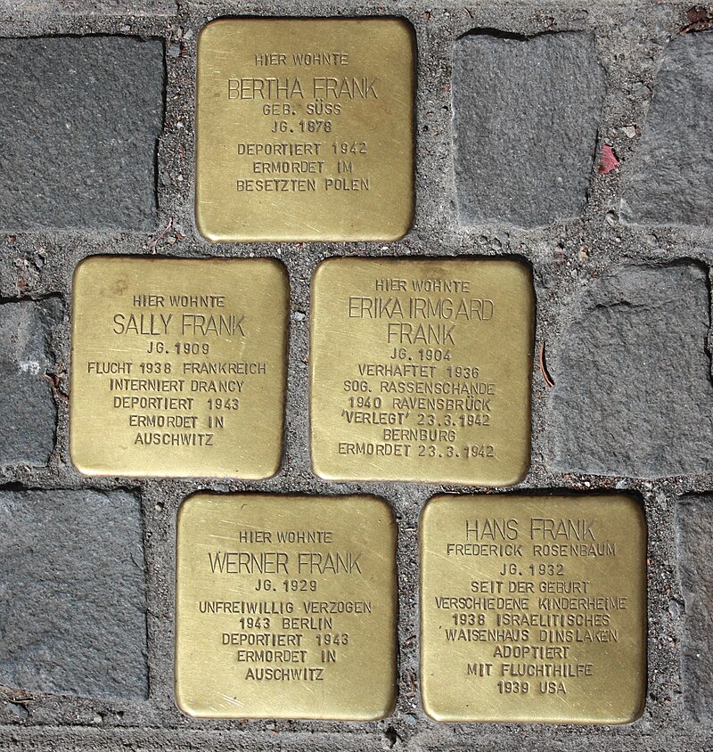 Stolpersteine Lampertheim Wilhelmstraße 67