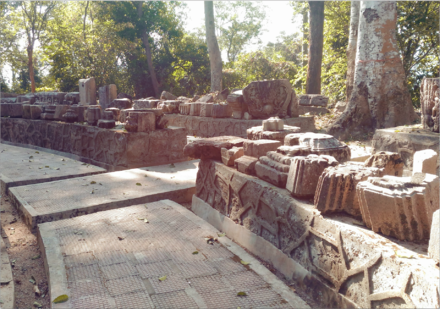Stone plaques of Deopahar Ruins of Golaghat, circa 9th century BC
