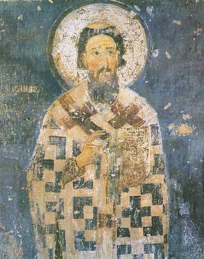 Свети Сава, портрет у Милешеви