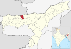 Tamulpur in Assam (India).svg