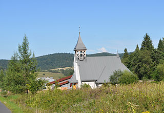 Tarnawa Niżna Village in Subcarpathian, Poland