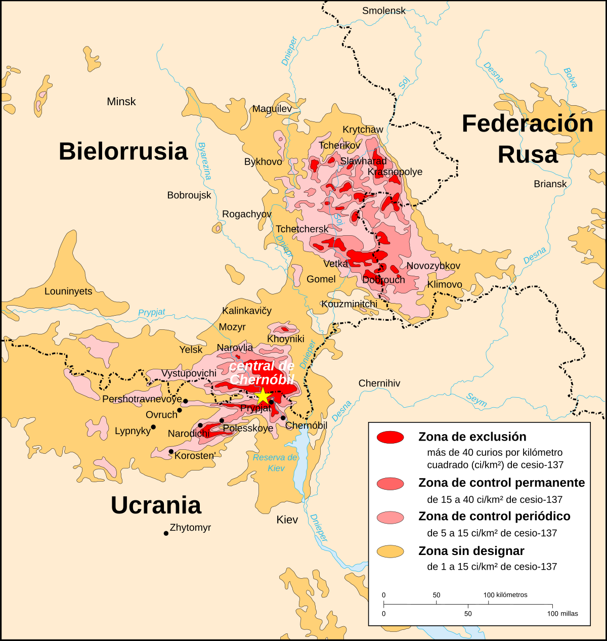 Zona de exclusión de Chernóbil - Ucrania