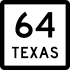Markierung des State Highway 64