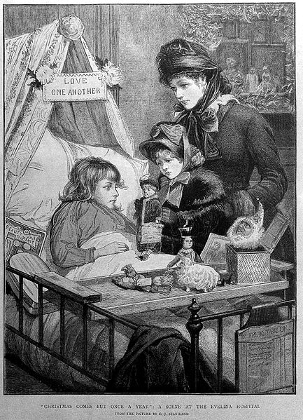 File:The Evelina Hospital, Southwark; a mother and daughter visit Wellcome L0006719.jpg