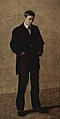 Thomas Eakins, Le penseur, portrait de Louis N. Kenton, 1900, 208 × 107 cm,