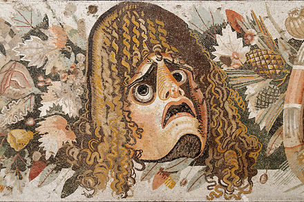 Mosaic detail from the House of the Faun