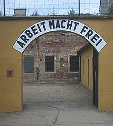 Indgangen til "Hof I" i Theresienstadt