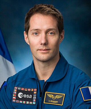 <span class="mw-page-title-main">Thomas Pesquet</span> French aerospace engineer, pilot, and astronaut