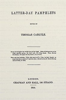 Title page of Latter-Day Pamphlets.jpg