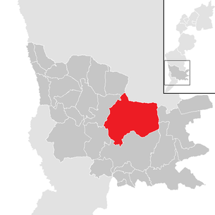 Lage der Gemeinde Tobaj im Bezirk Güssing (anklickbare Karte)