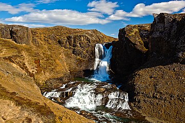 Datei:Tröllafoss_Leirvogsá_Tröllafoss_-_panoramio.jpg