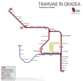 Ilustrační obrázek článku Oradea Tramway