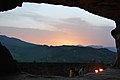 Sperlinga Castle Caves view